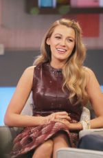 BLAKE LIVELY on the Set of Good Morning America in New York