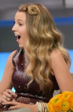 BLAKE LIVELY on the Set of Good Morning America in New York