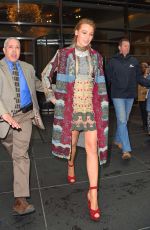 BLAKE LIVELY Out in New York 04/22/2015