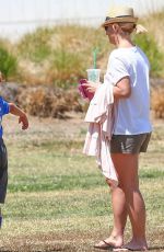 BRITNEY SPEARS at Soccer Game in Los Angeles 04/26/2015