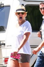 BRITNEY SPEARS at Soccer Game in Los Angeles 04/26/2015