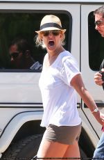 BRITNEY SPEARS at Soccer Game in Los Angeles 04/26/2015