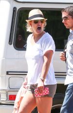 BRITNEY SPEARS at Soccer Game in Los Angeles 04/26/2015