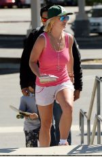 BRITNEY SPEARS at the Skate Park in Los Angeles