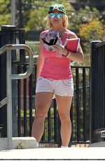 BRITNEY SPEARS at the Skate Park in Los Angeles