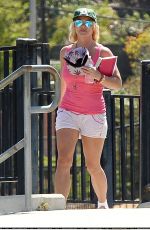 BRITNEY SPEARS at the Skate Park in Los Angeles