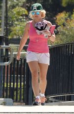 BRITNEY SPEARS at the Skate Park in Los Angeles