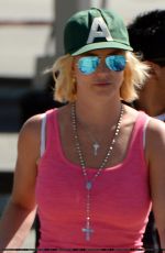 BRITNEY SPEARS at the Skate Park in Los Angeles