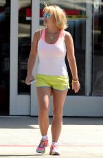 BRITNEY SPEARS in Shorts and Tank Top Leaves Target in Thousand Oaks