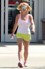 BRITNEY SPEARS in Shorts and Tank Top Leaves Target in Thousand Oaks
