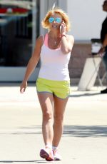 BRITNEY SPEARS in Shorts and Tank Top Leaves Target in Thousand Oaks