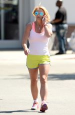 BRITNEY SPEARS in Shorts and Tank Top Leaves Target in Thousand Oaks