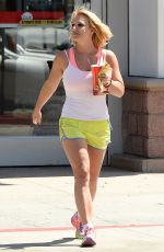 BRITNEY SPEARS in Shorts and Tank Top Leaves Target in Thousand Oaks