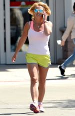 BRITNEY SPEARS in Shorts and Tank Top Leaves Target in Thousand Oaks