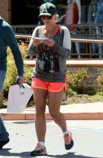 BRITNEY SPEARS in Shorts Out and About in Thousand Oaks