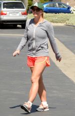BRITNEY SPEARS in Shorts Out and About in Thousand Oaks