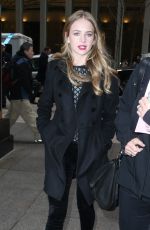 BRITT ROBERTSON Arrives at SiriusXM Studios in New York
