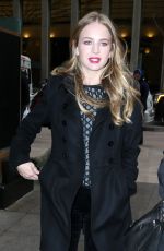 BRITT ROBERTSON Arrives at SiriusXM Studios in New York