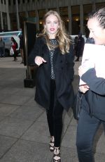 BRITT ROBERTSON Arrives at SiriusXM Studios in New York