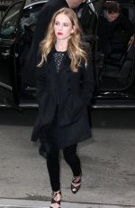 BRITT ROBERTSON Arrives at SiriusXM Studios in New York