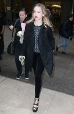 BRITT ROBERTSON Arrives at SiriusXM Studios in New York