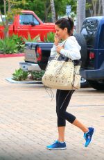 BROOKE BURKE in Leggings Leaves Soulcycle in Malibu 04/24/2015