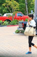 BROOKE BURKE in Leggings Leaves Soulcycle in Malibu 04/24/2015