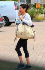 BROOKE BURKE in Leggings Leaves Soulcycle in Malibu 04/24/2015