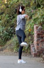 BROOKE BURKE Out for a Walk in Santa Monica