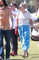 BUSY PHILIPPS at Coachella Valley Music Festival in Indio
