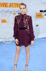 CARA DELEVINGNE at 2015 MTV Movie Awards in Los Angeles