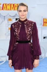 CARA DELEVINGNE at 2015 MTV Movie Awards in Los Angeles