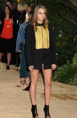 CARA DELEVINGNE at Burberry London in Los Angeles Event in Los Angeles