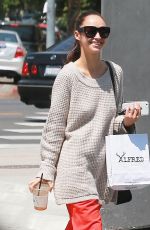 CARA SANTANA Heading to a Nail Salon in Beverly Hills 04/20/2015