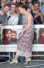 CAREY MULLIGAN at Far From the Madding Crowd Premiere in London