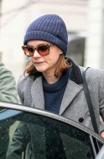 CAREY MULLIGAN Leaves an Office in Soho