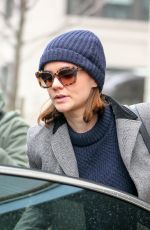 CAREY MULLIGAN Leaves an Office in Soho