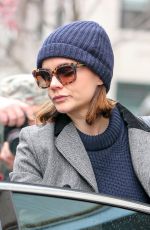 CAREY MULLIGAN Leaves an Office in Soho