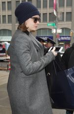 CAREY MULLIGAN Leaves an Office in Soho