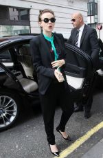 CAREY MULLING Arriving at BBC Radio Studios in London