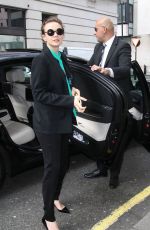 CAREY MULLING Arriving at BBC Radio Studios in London