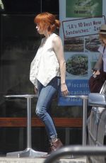 CARLY RAE JEPSEN Out for Lunch in West Hollywood