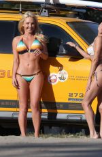 CASSIE SCERBO in Bikini on the Beach in Malibu