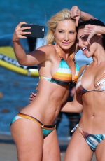 CASSIE SCERBO in Bikini on the Beach in Malibu