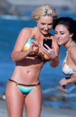 CASSIE SCERBO in Bikini on the Beach in Malibu