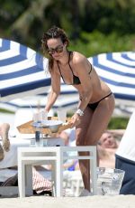 CATT SADLER in Bikini on the Beach in Miami