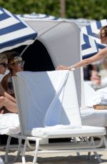 CATT SADLER in Bikini on the Beach in Miami