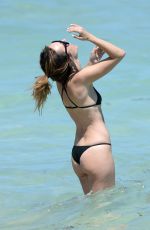 CATT SADLER in Bikini on the Beach in Miami