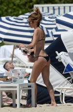 CATT SADLER in Bikini on the Beach in Miami