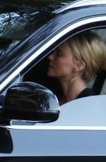 CHARLIZE THERON Arrives at Chateau Marmont in West Hollywood 04/28/2015